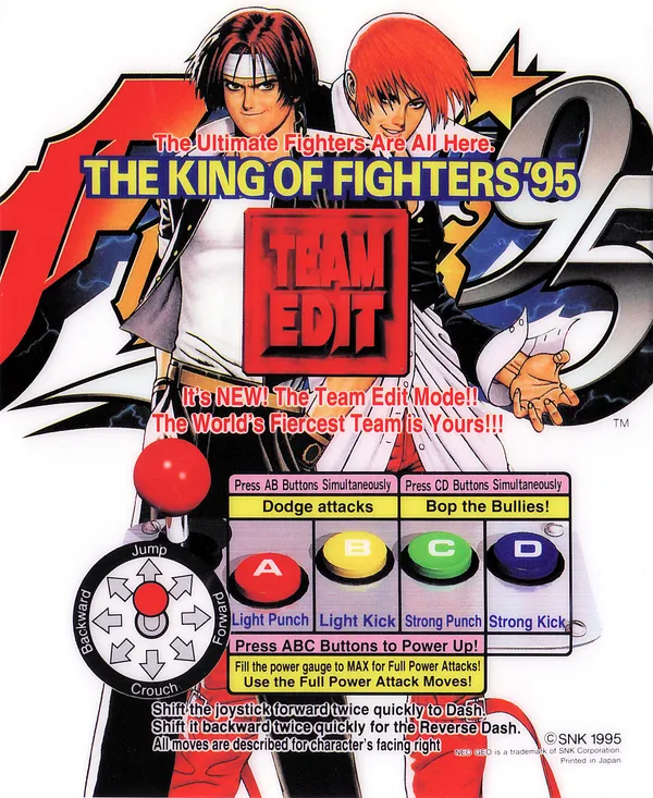 King of Fighters '95 mini marquee